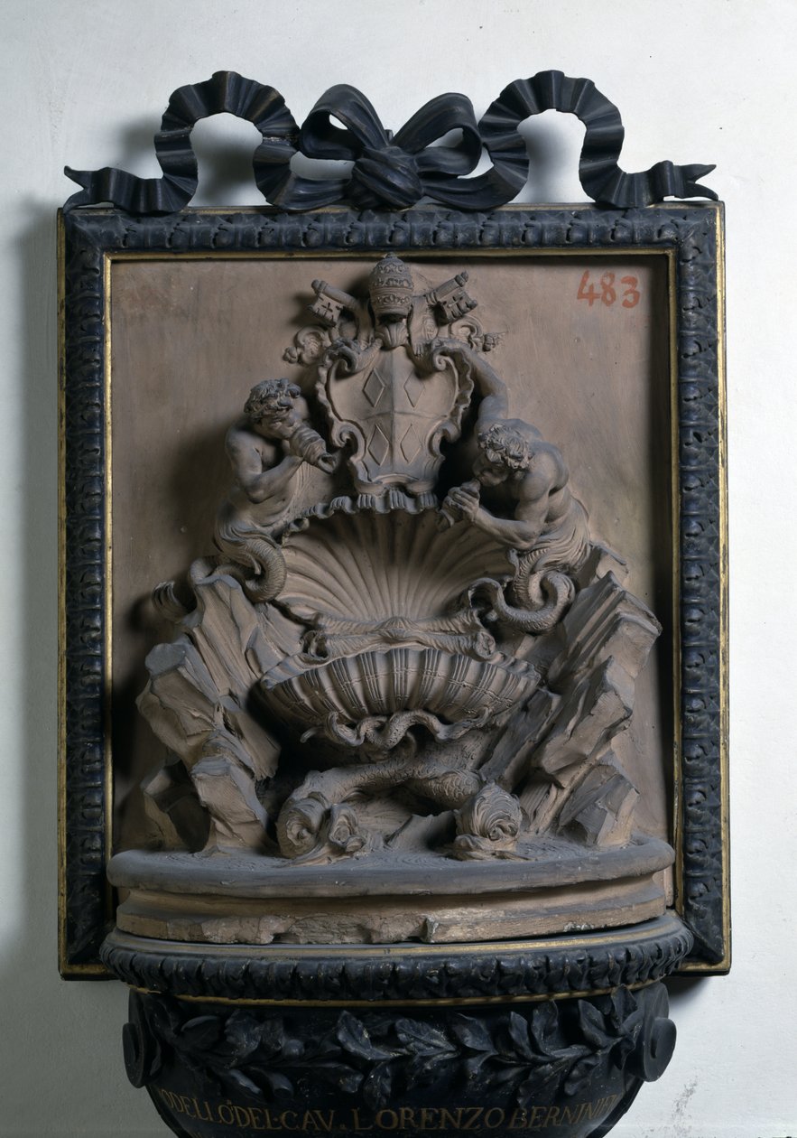 Modello voor de Altamoro Fontein door Gian Lorenzo Bernini