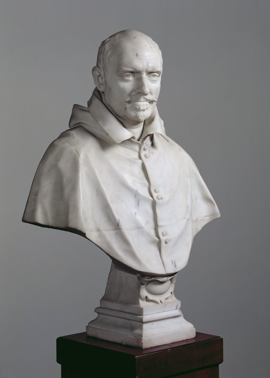 Portret van Alessandro Damasceni-Peretti-Montalto, 1622-23 (marmer) door Gian Lorenzo Bernini