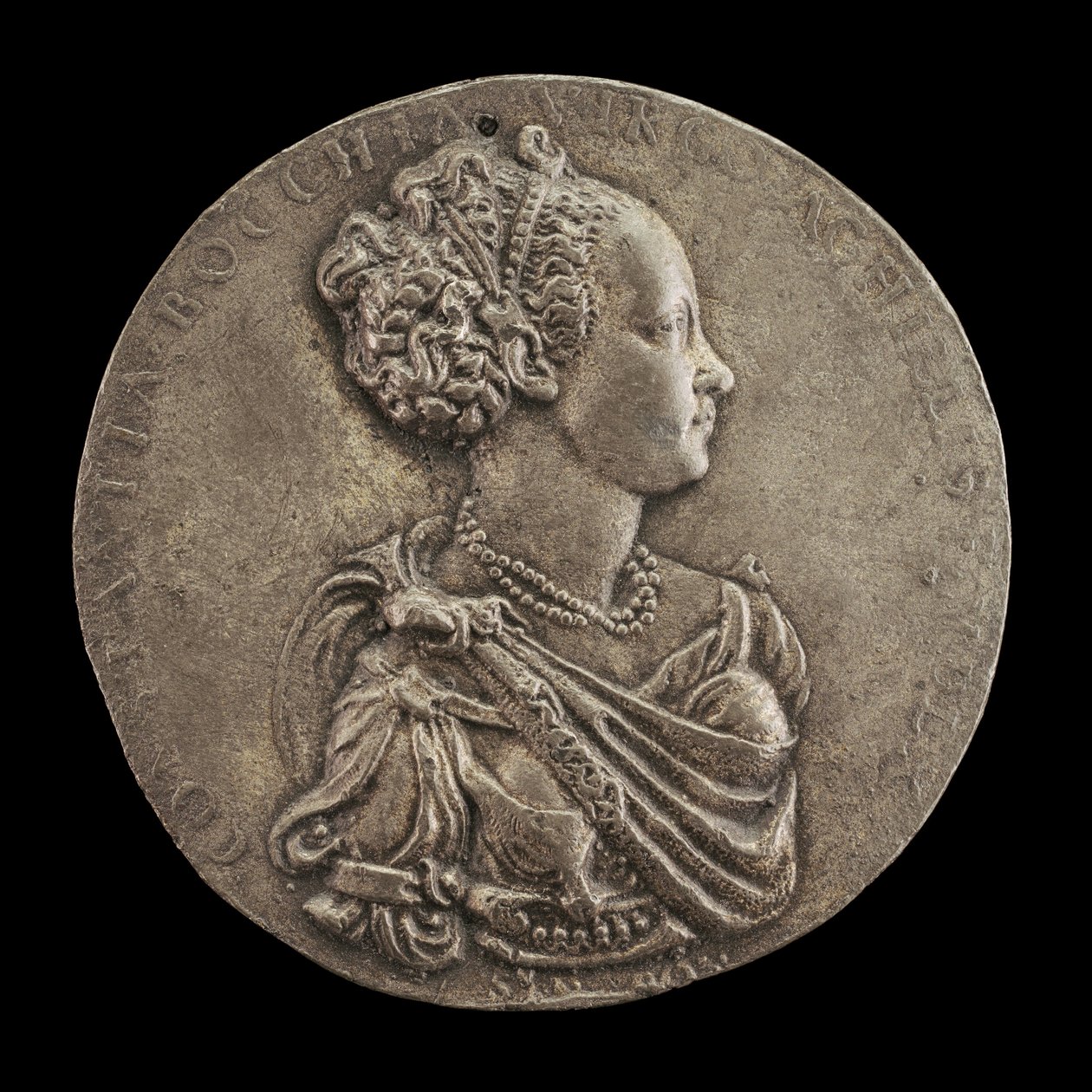 Costanza Bocchi, overleden 1566, vrouw van Gianfrancesco Malvezzi door Gian Antonio Signoretti