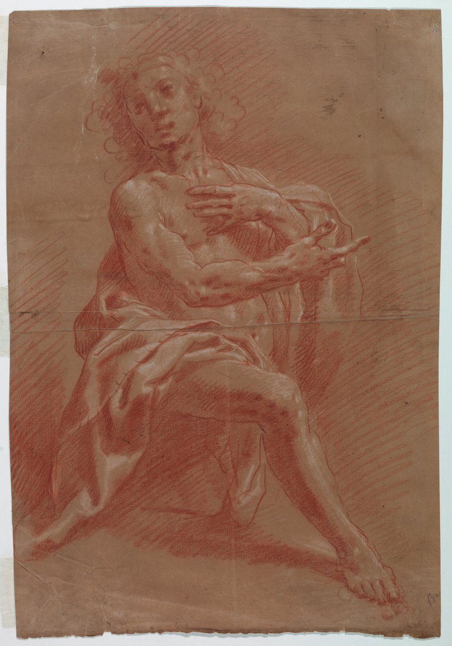 Knielende Man door Gian Giacomo Barbelli