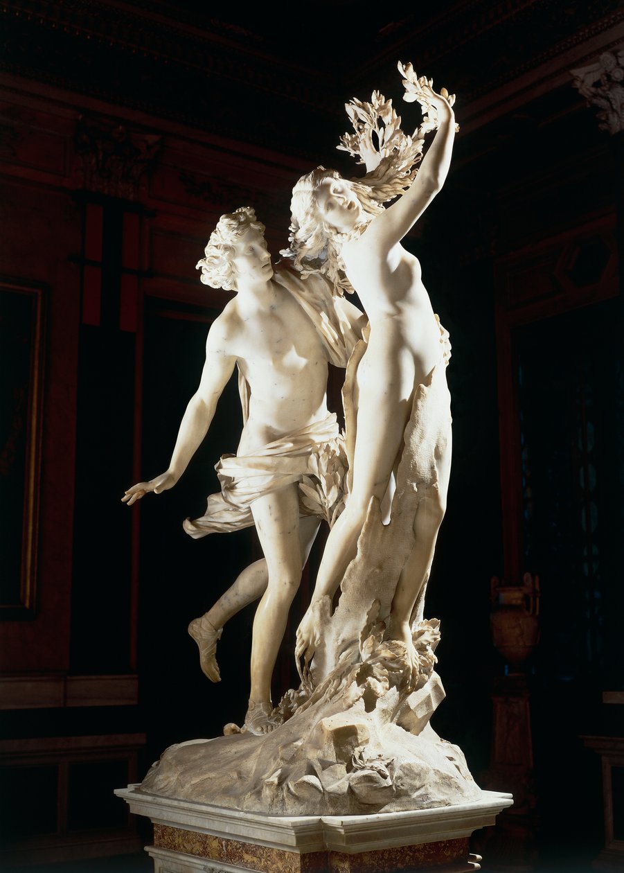 Apollo en Daphne door Gian Lorenzo Bernini
