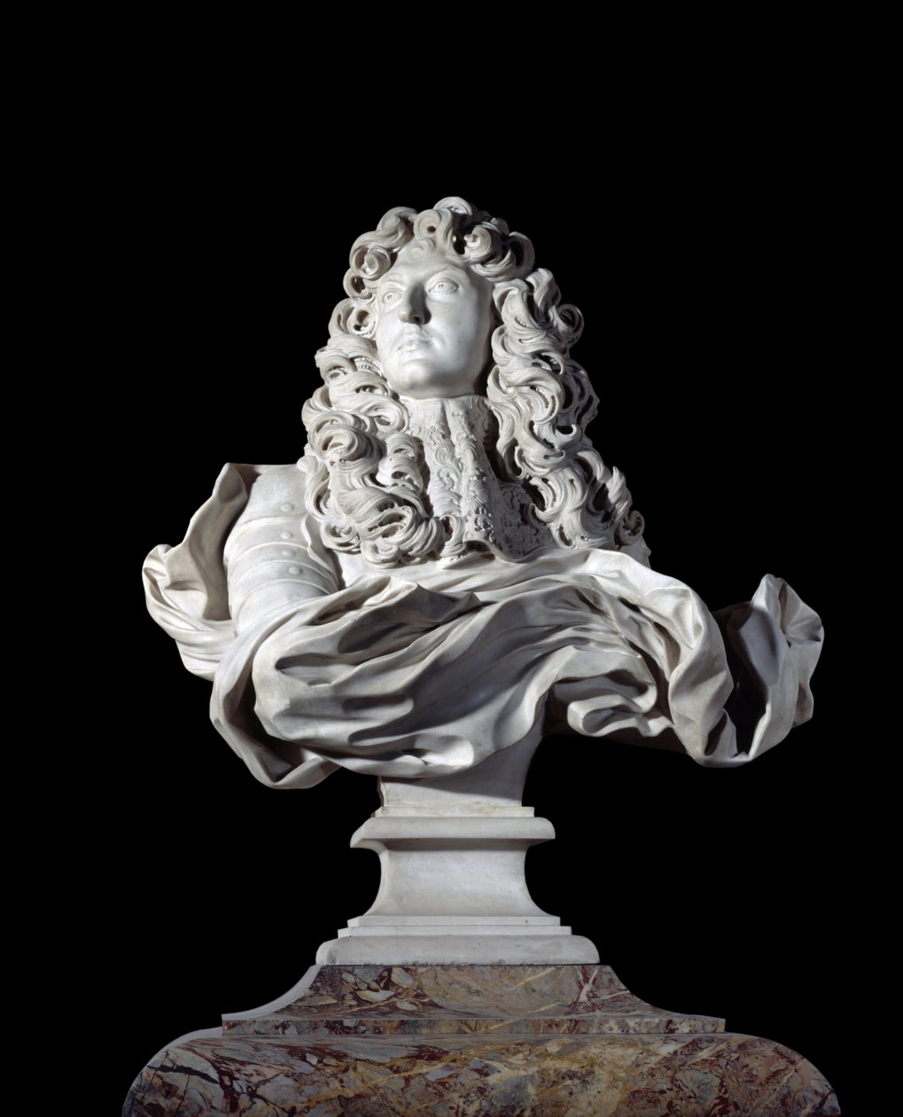 Borstbeeld van Lodewijk XIV, Koning van Frankrijk door Gian Lorenzo Bernini