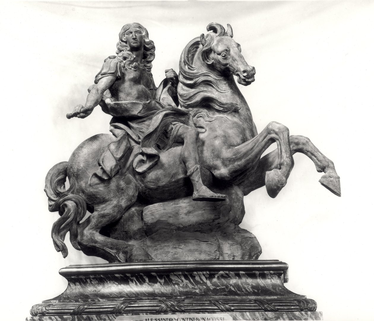Model voor het monument voor Lodewijk XIV (1638-1715) door Gian Lorenzo Bernini