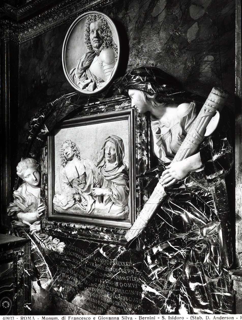 Monument voor Francesco en Giovanni Silva door Gianlorenzo Bernini, 1663 door Gian Lorenzo Bernini