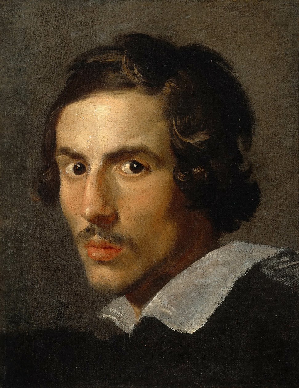 Zelfportret van Gianlorenzo Bernini als jonge man (1623) door Gian Lorenzo Bernini