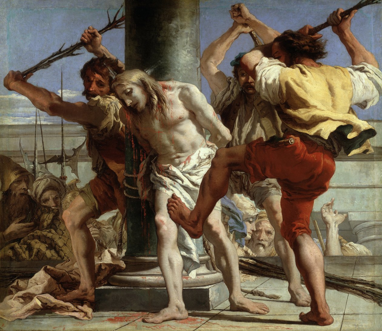 Christus aan de Zuil, 1772 door Giovanni Domenico Tiepolo