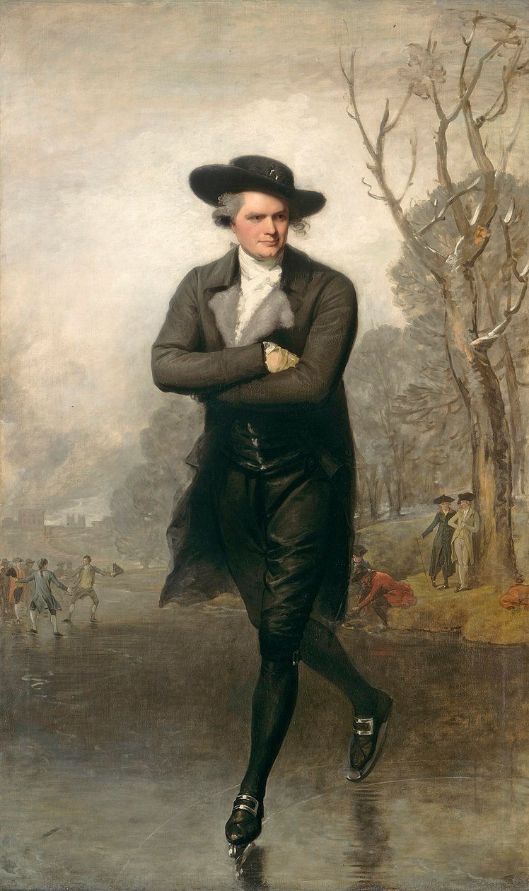 De schaatser (Portret van William Grant), 1782 door Gilbert Stuart