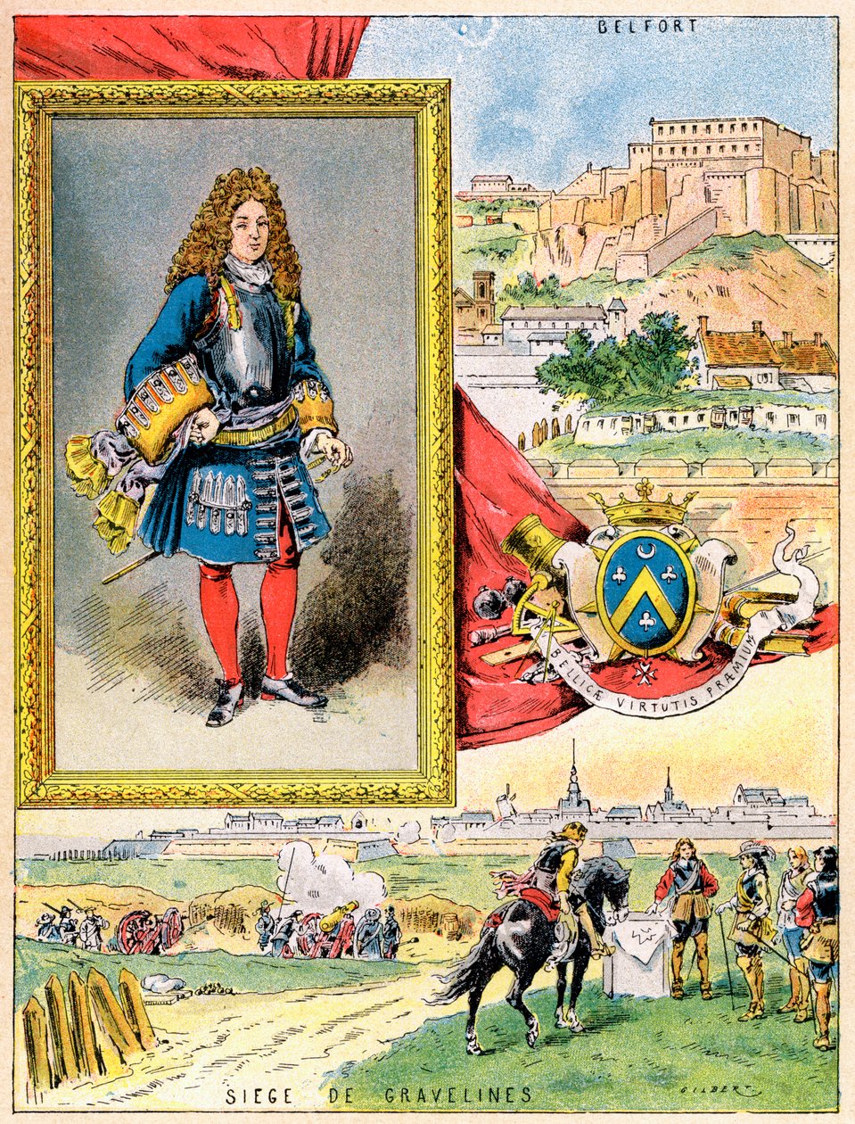 Sébastien le Prestre de Vauban, Franse militaire ingenieur, 1898 door Gilbert