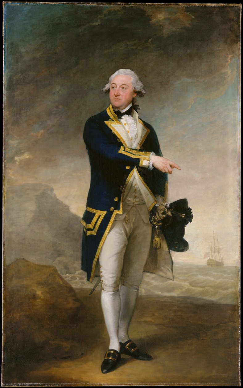 Kapitein John Gell door Gilbert Stuart