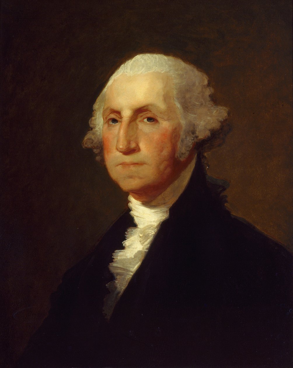 George Washington, ca.1820 (olieverf op paneel) door Gilbert Stuart