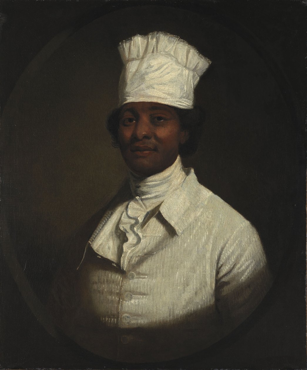 Portret van de kok van George Washington door Gilbert Stuart