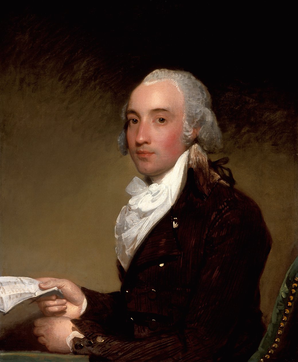 Portret van Richard Barrington, later de vierde burggraaf van Barrington door Gilbert Stuart
