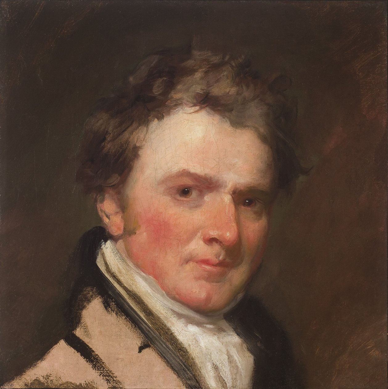 Portret van een heer, ca. 1810 (olieverf op doek) door Gilbert Stuart