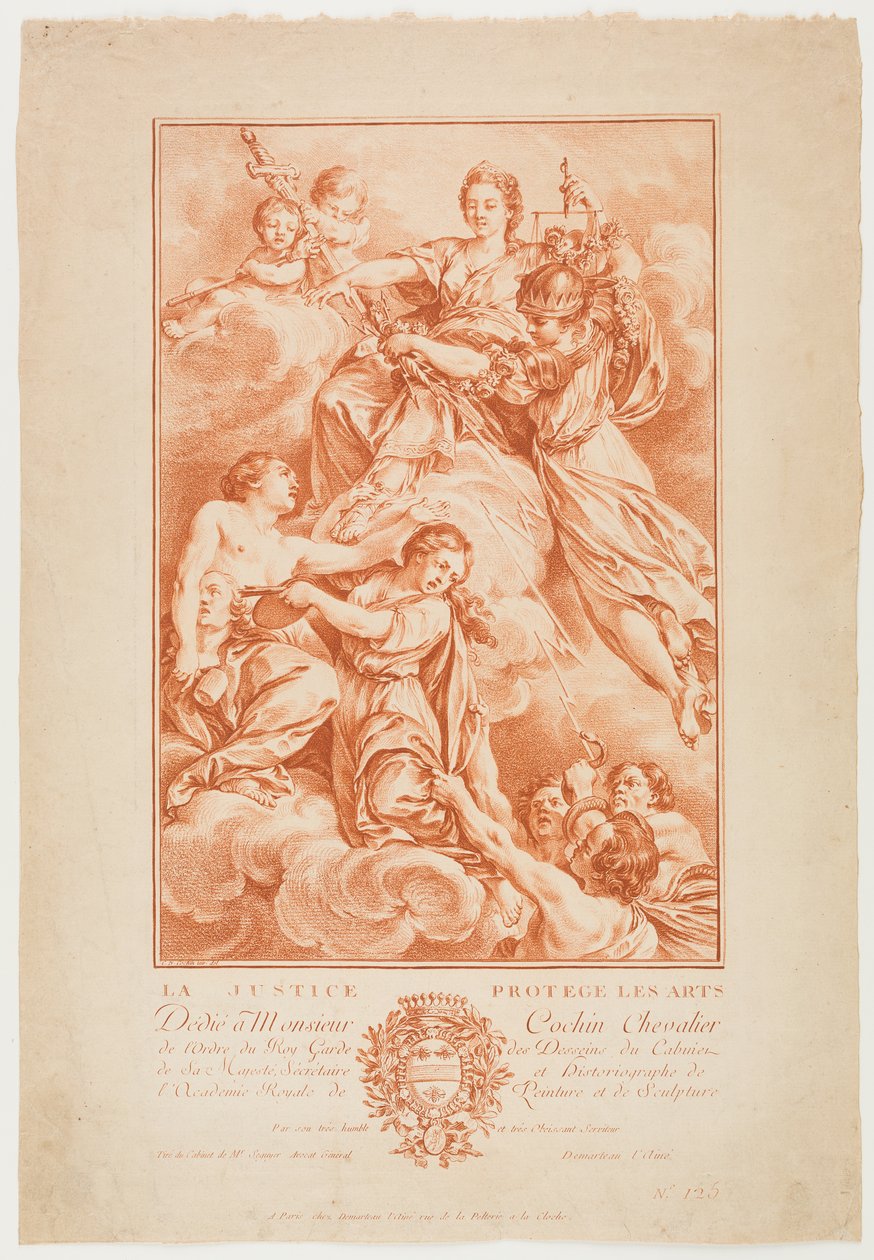 De doop van de eunuch door Gilles Demarteau