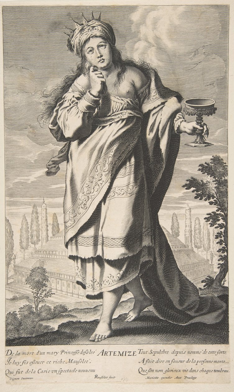 Artémise door Gilles Rousselet and Abraham Bosse