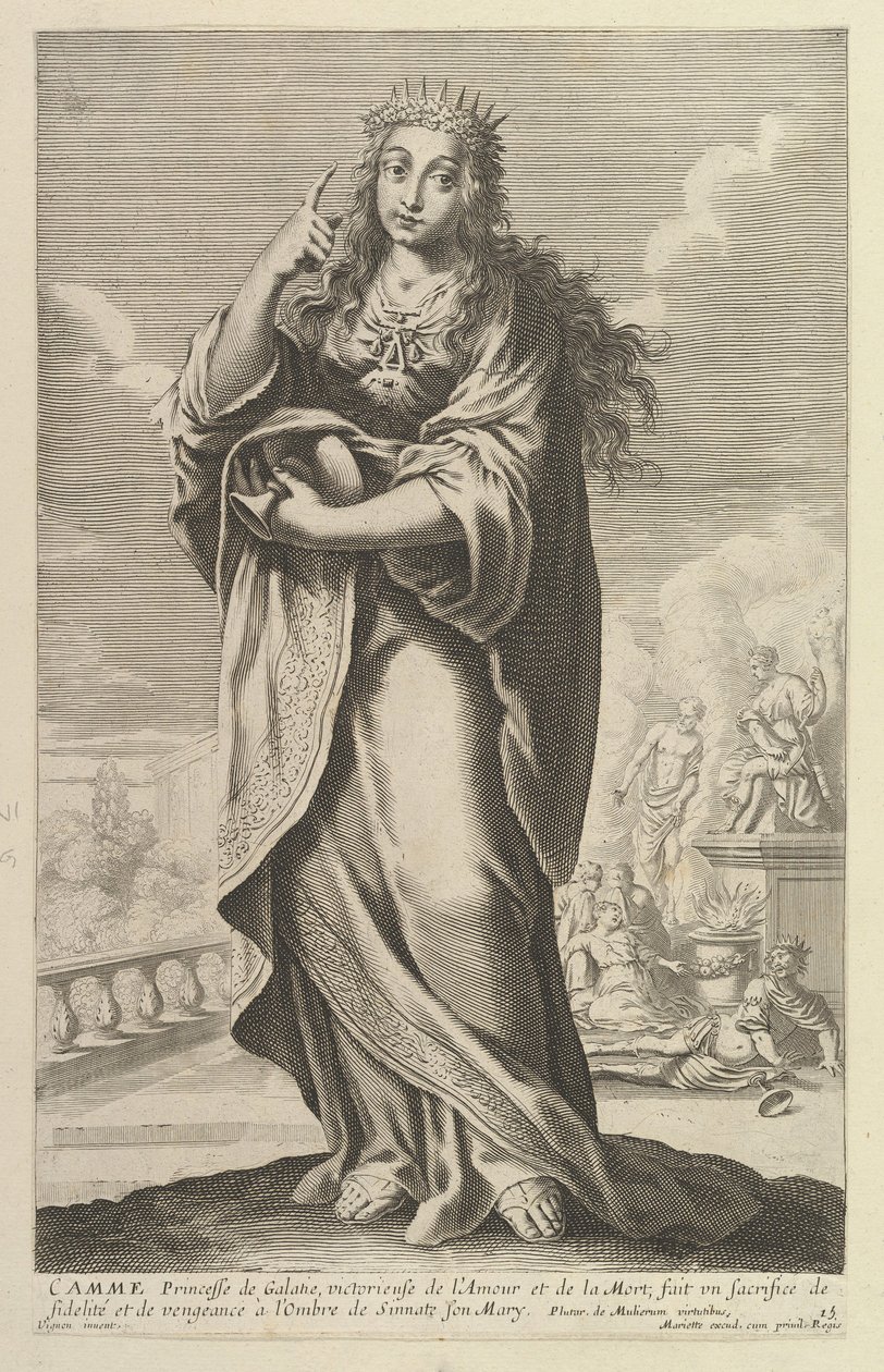 Camme, 1647 door Gilles Rousselet and Abraham Bosse