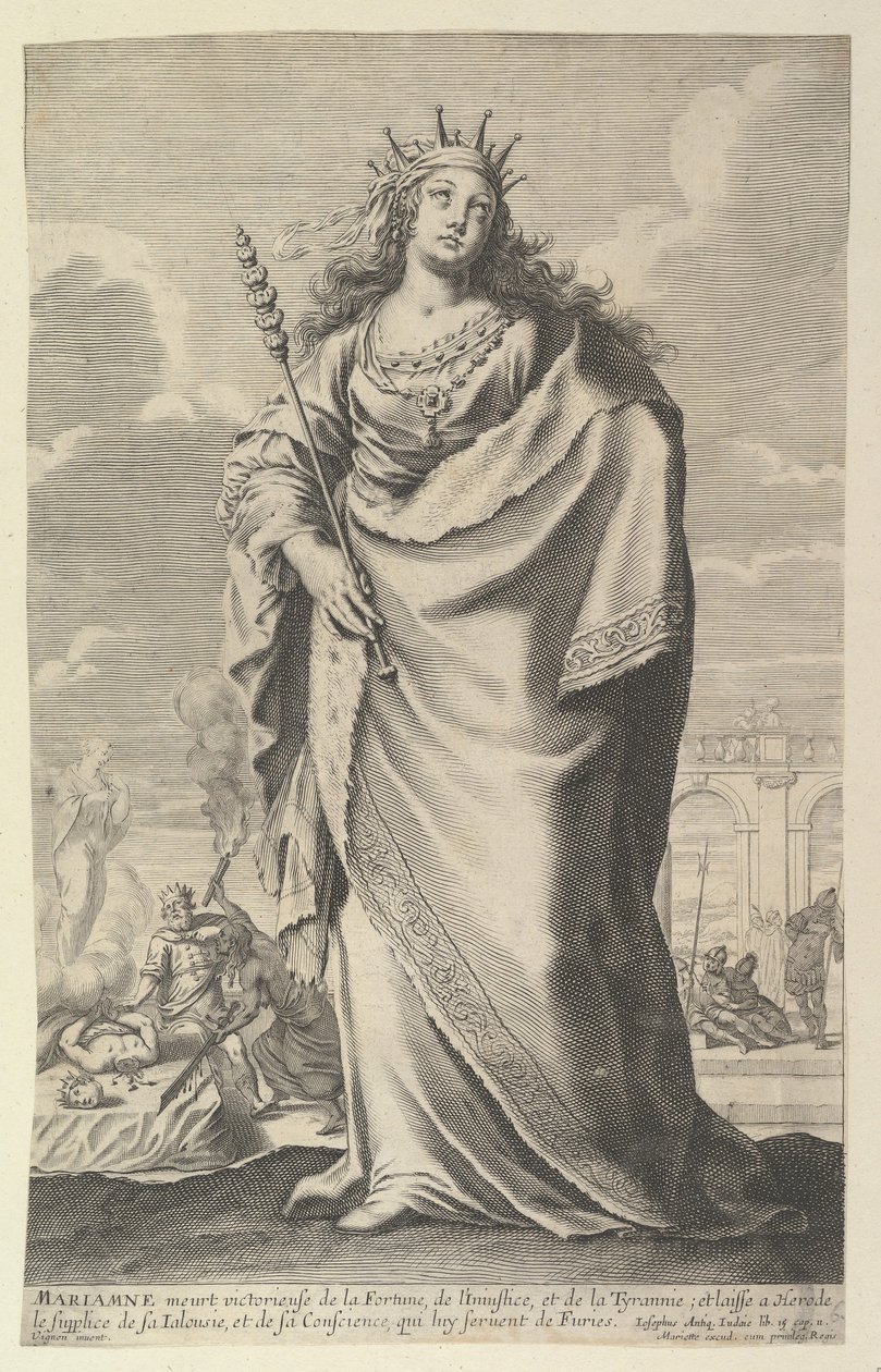 Marianne, 1647. Makers: Gilles Rousselet, Abraham Bosse door Gilles Rousselet and Abraham Bosse