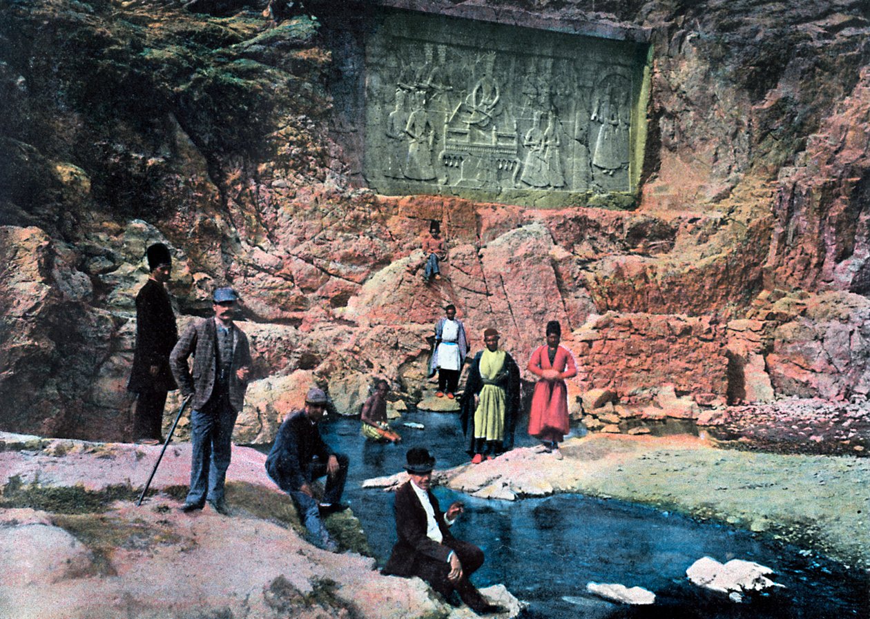 De sjah van Perzië en zijn kinderen, ca. 1890 door Gillot