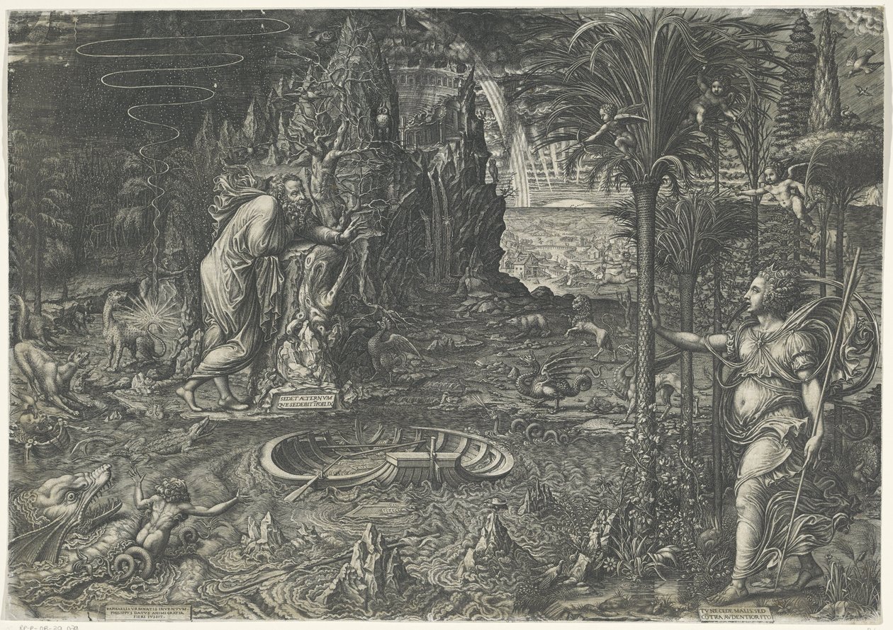 Allegorie van het Leven door Giorgio Ghisi