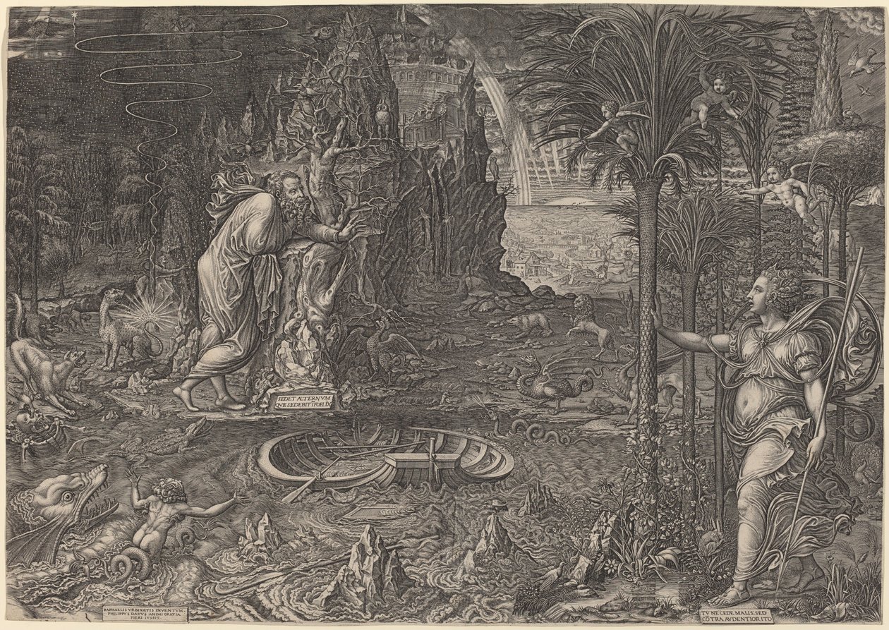 Allegorie van het Leven door Giorgio Ghisi