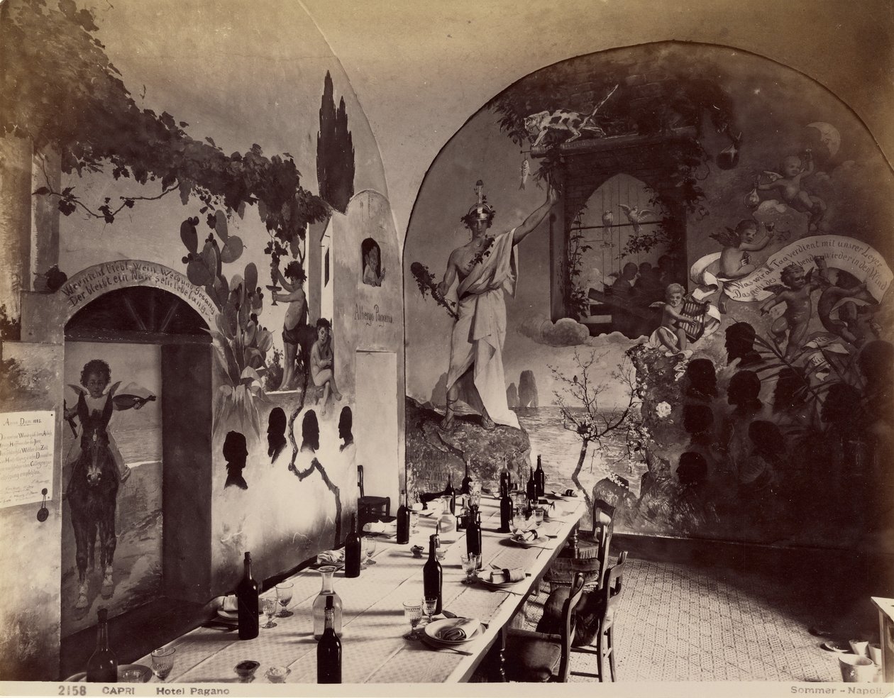 Capri, Hotel Pagano door Giorgio Sommer