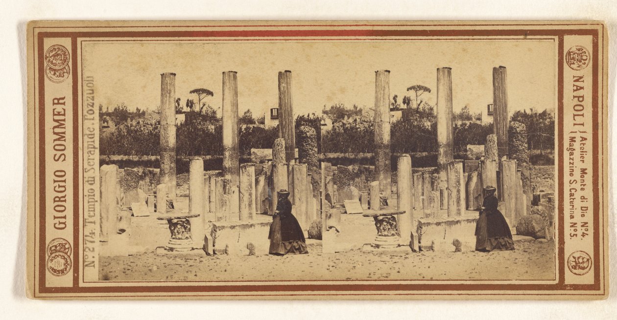 Tempel des Serapis. Pozzuoli. door Giorgio Sommer