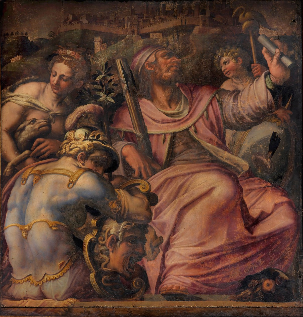 Allegorie van Certaldo door Giorgio Vasari