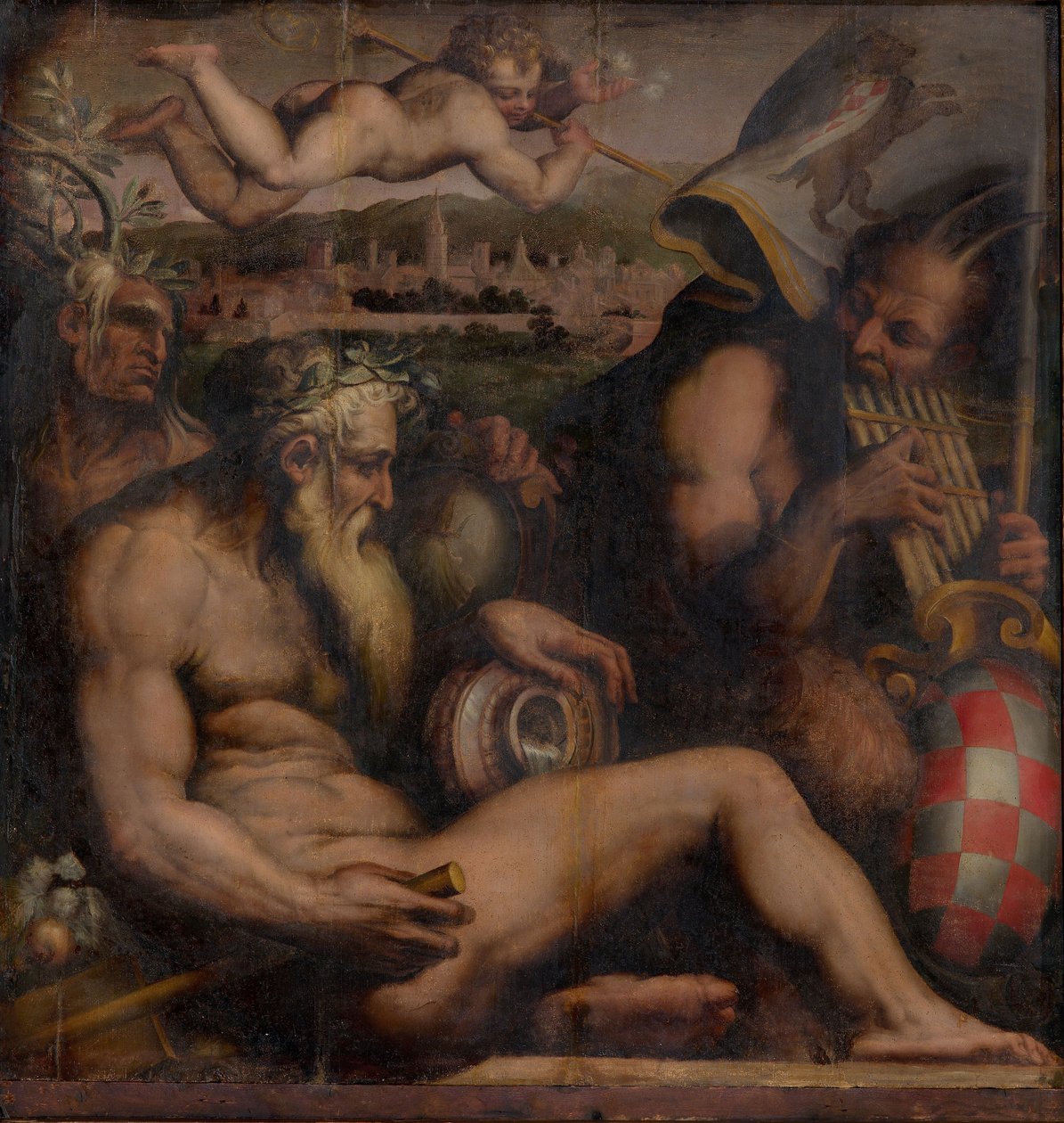 Allegorie van Pistoia, 1563-1565 door Giorgio Vasari