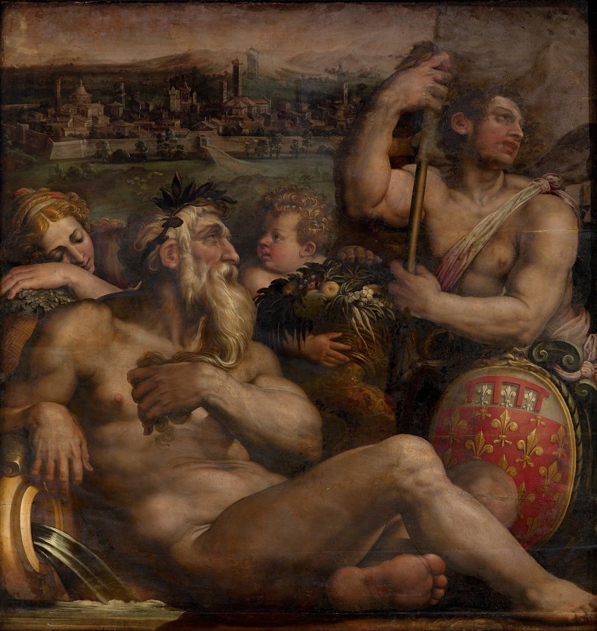 Allegorie van Prato, 1563-1565 door Giorgio Vasari