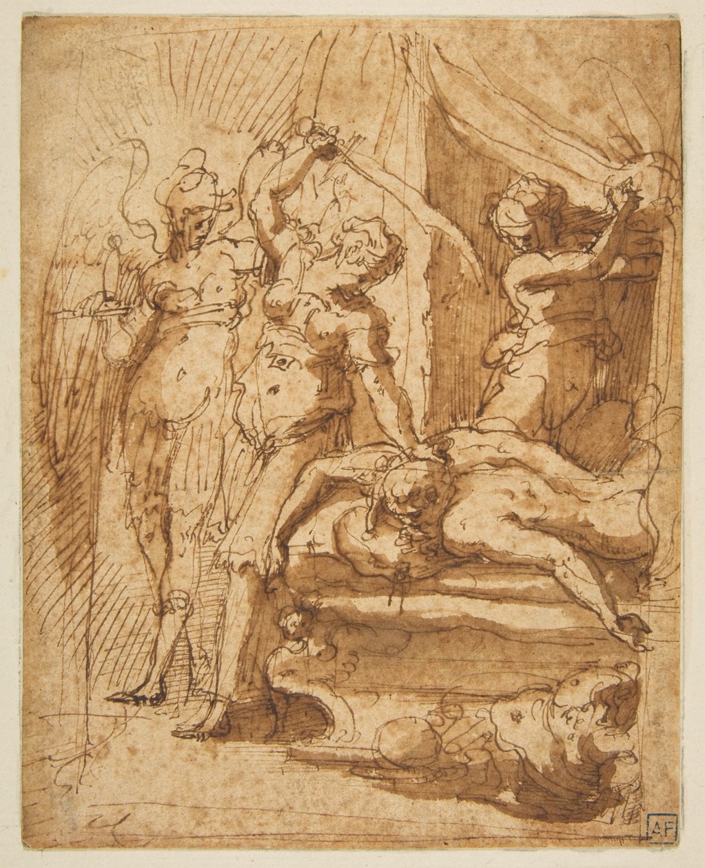 Judith enthauptet Holofernes door Giorgio Vasari