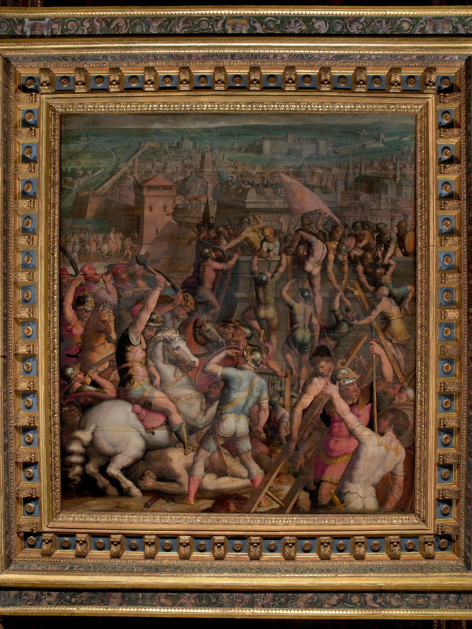 De inname van Milaan door Giorgio Vasari