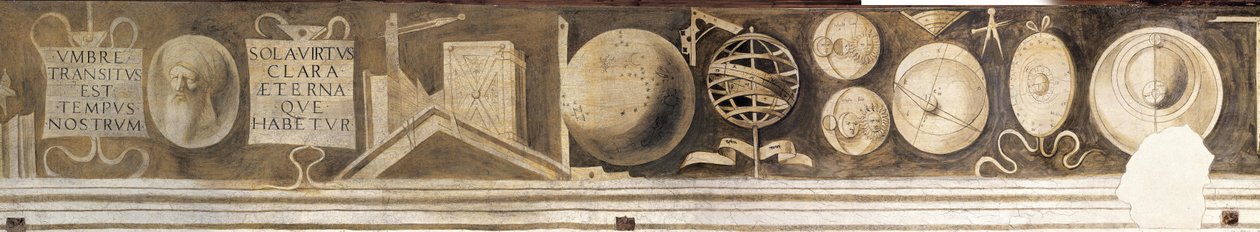 Artes Mechanicae. Fries in de Casa Pellizzari, ca. 1500 door Giorgione da Castelfranco