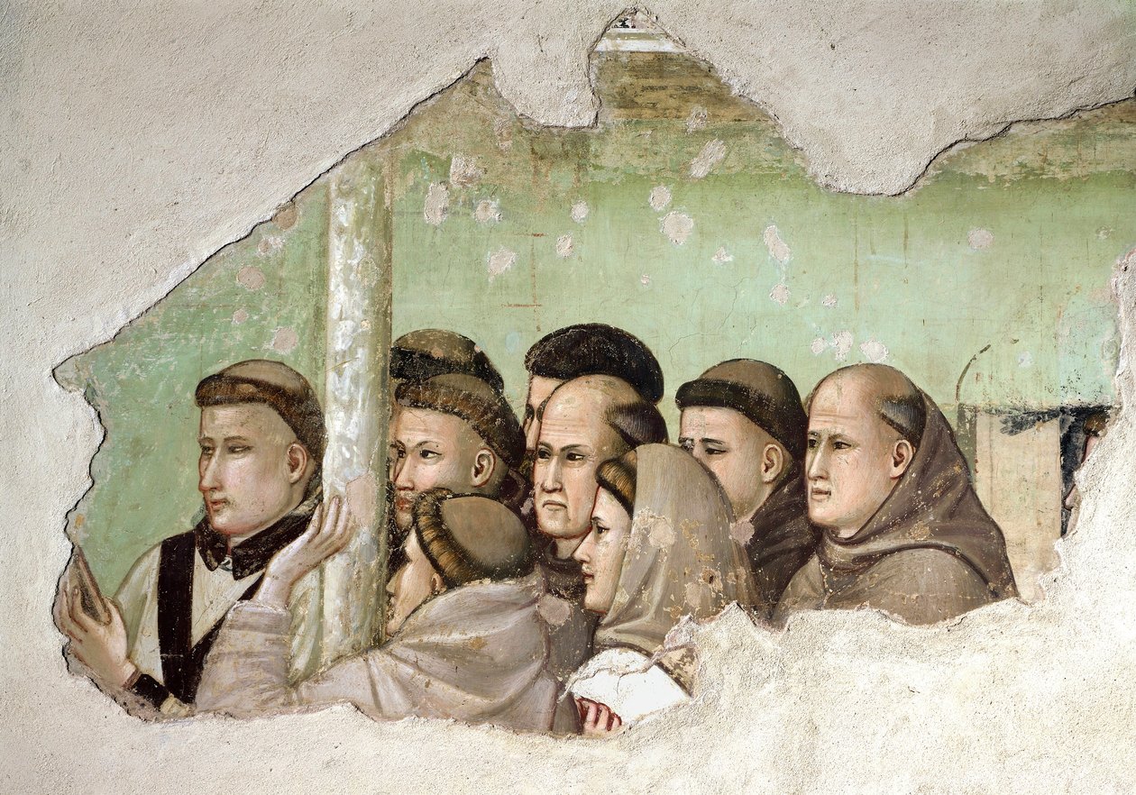 Dood van broeder Augustinus door Giotto (c.1266 1337)