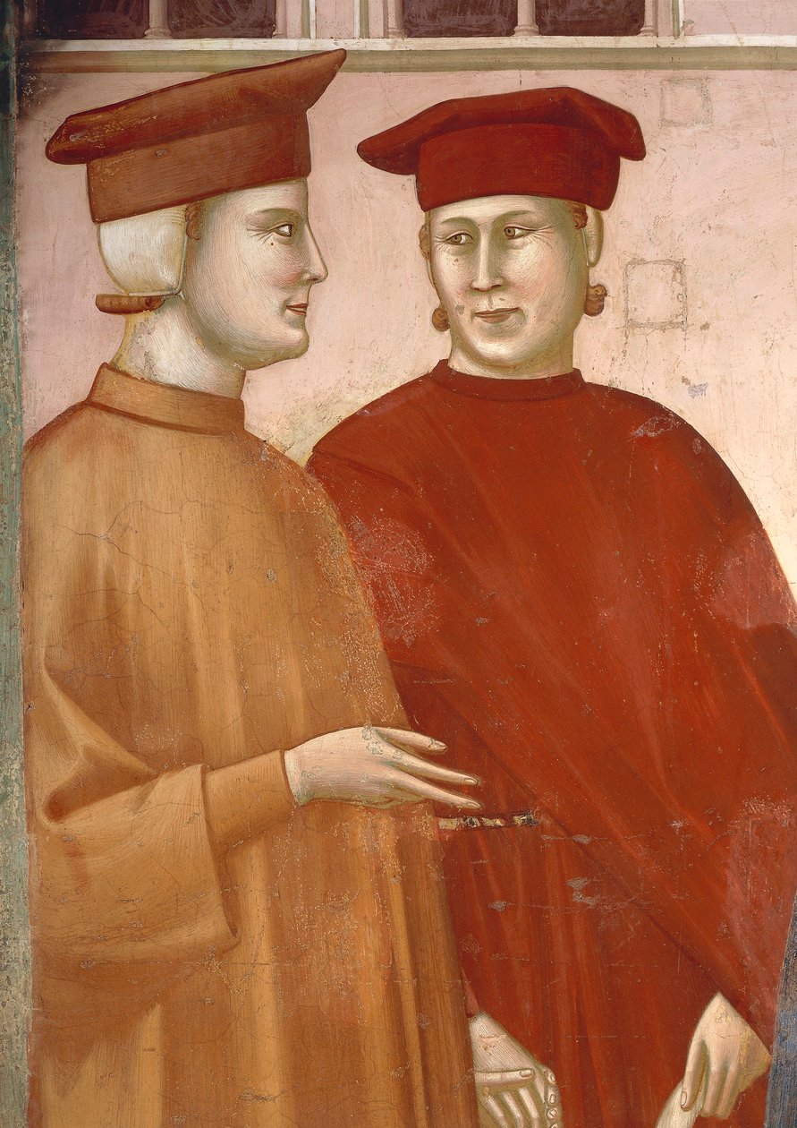 Basiliek van Sint Franciscus van Assisi, Assisi, Umbrië door Giotto (c.1266 1337)