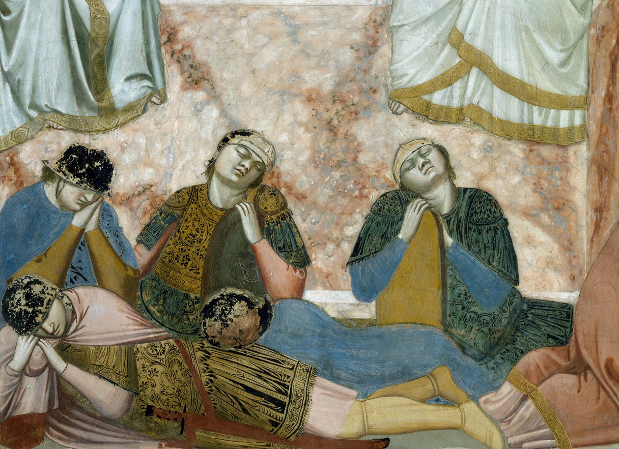 De Opstanding van Christus, Detail uit Leven en Passie van Christus, door Giotto door Giotto (c.1266 1337)