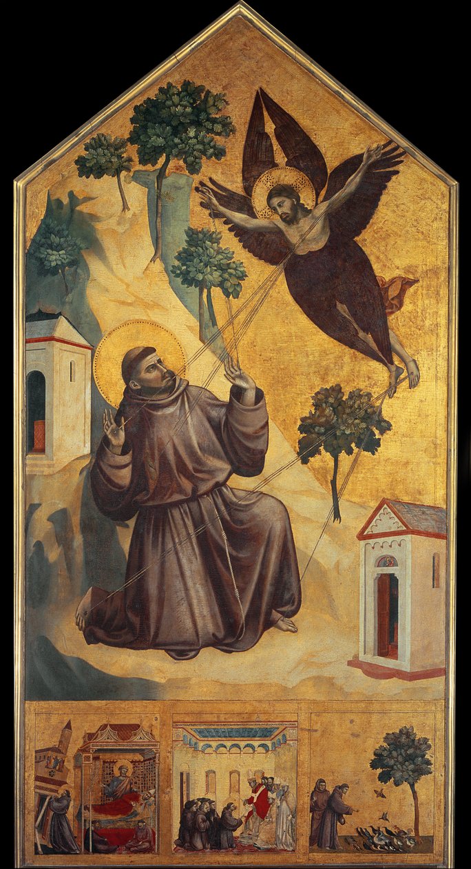 De Stigmata van St. Franciscus door Giotto (c.1266 1337)