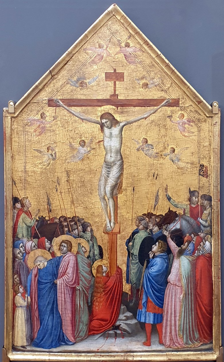 Duits: Die Kreuzigung Christi De kruisiging van Christus door Giotto