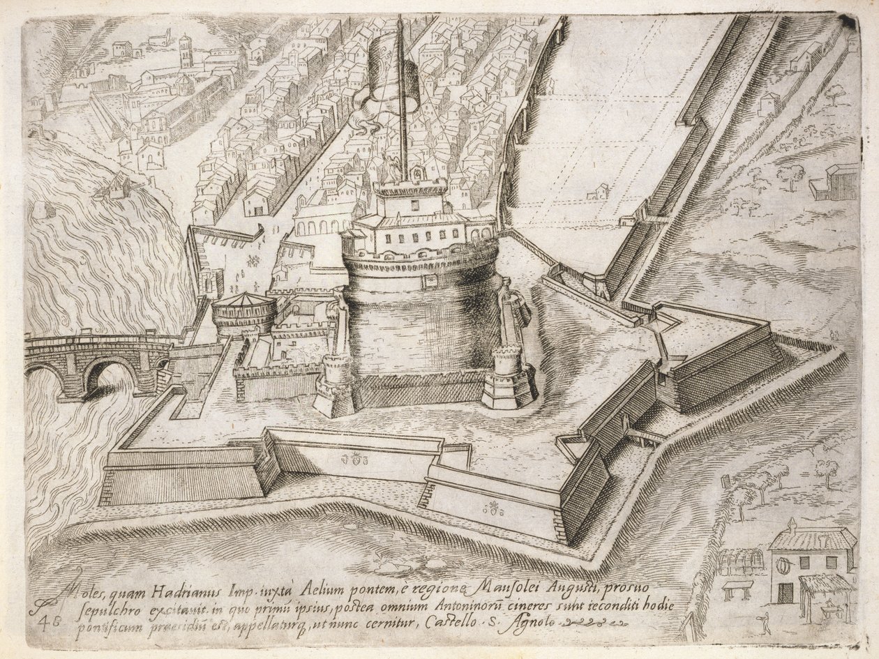 Het Graf van Hadrianus, uit 