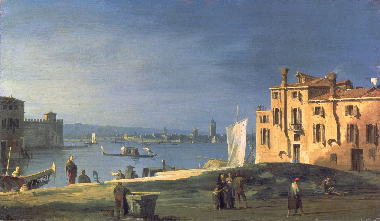 Uitzicht op Venetië door Giovanni Antonio Canal