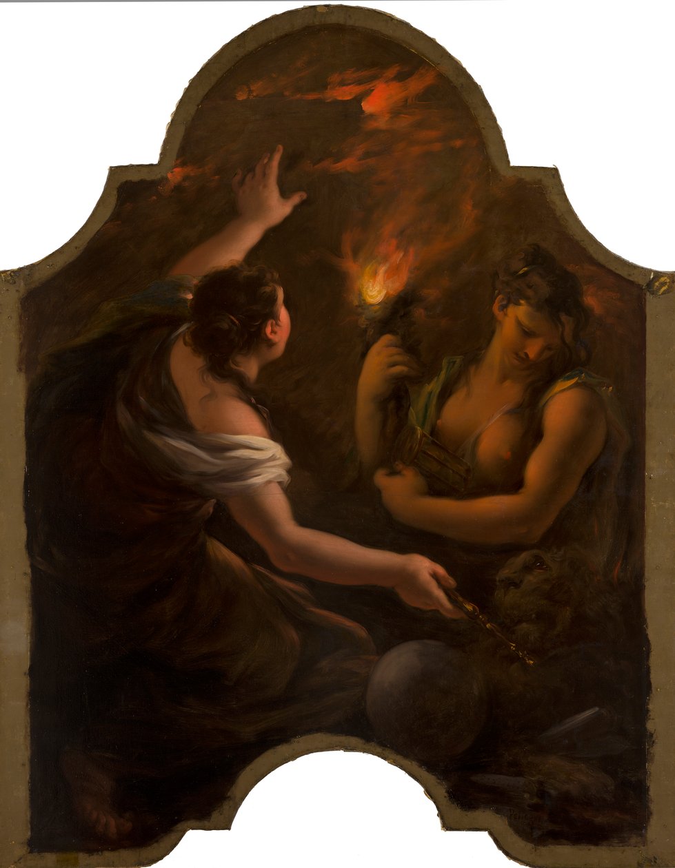 Allegorische voorstelling door Giovanni Antonio Pellegrini