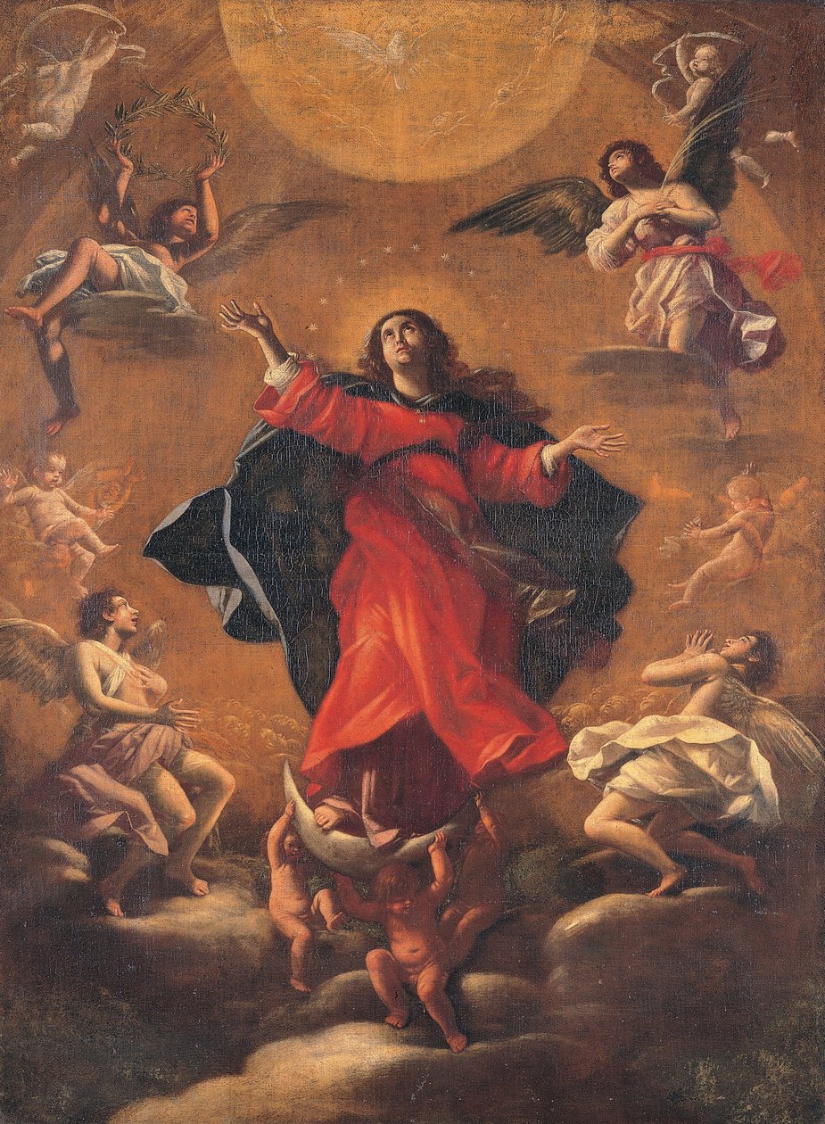 Madonna in glorie door Giovanni Baglione