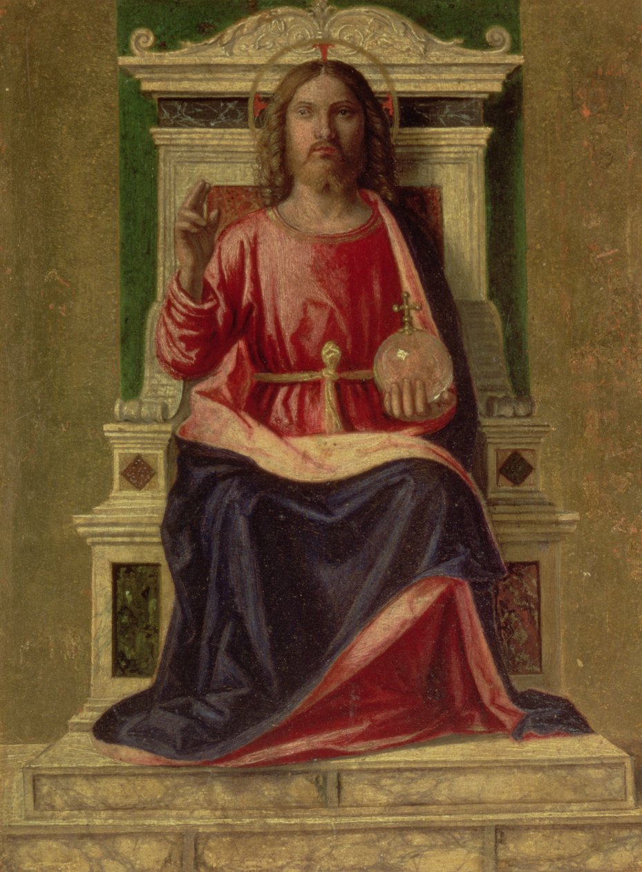 Christus op de troon, ca.1505 door Giovanni Battista Cima da Conegliano