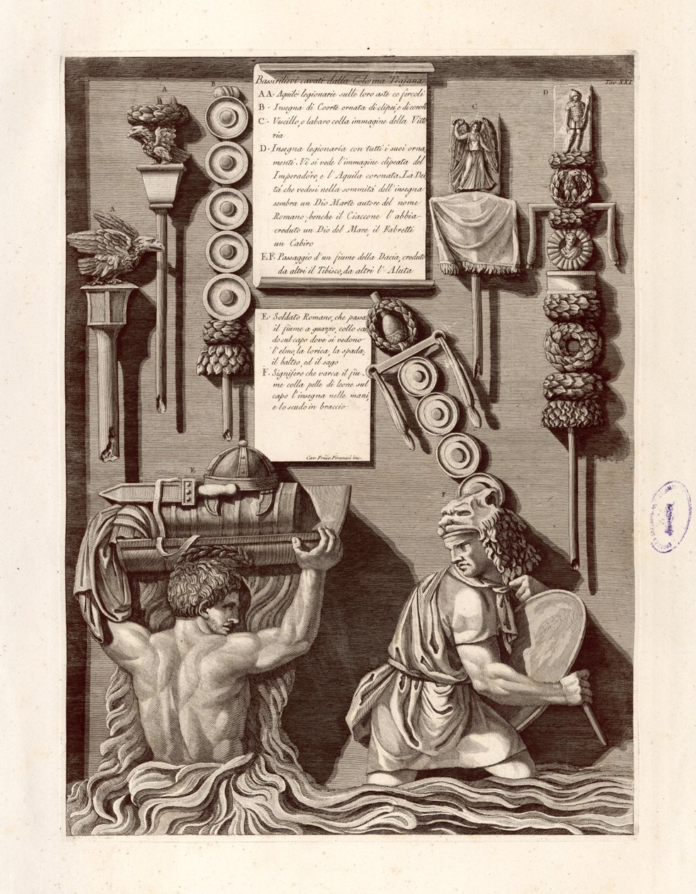 Bassirilievi cavati dalla Colonna Trajana door Giovanni Battista Piranesi