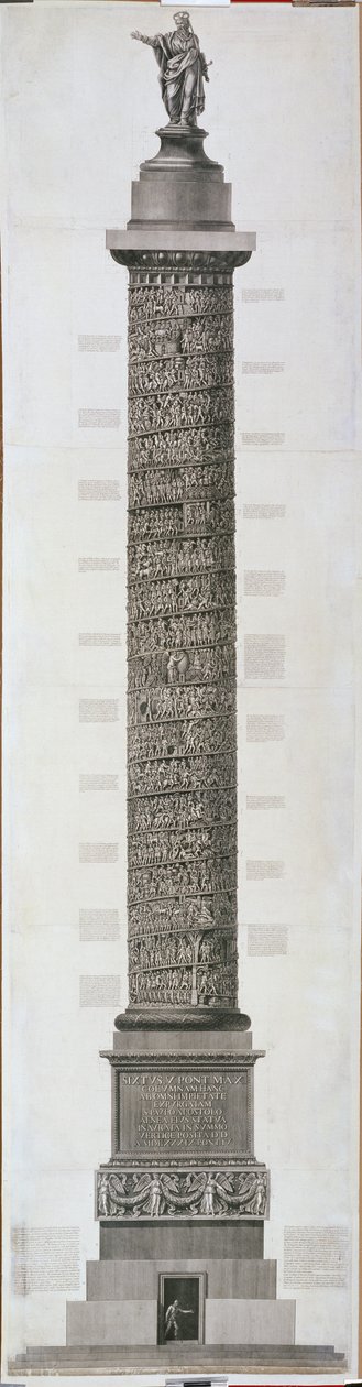 Zuil van Trajanus door Giovanni Battista Piranesi