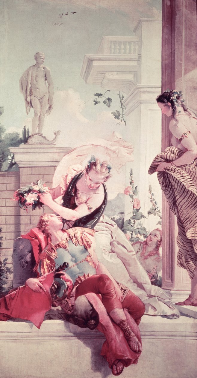 Rinaldo en Armida door Giovanni Battista Tiepolo