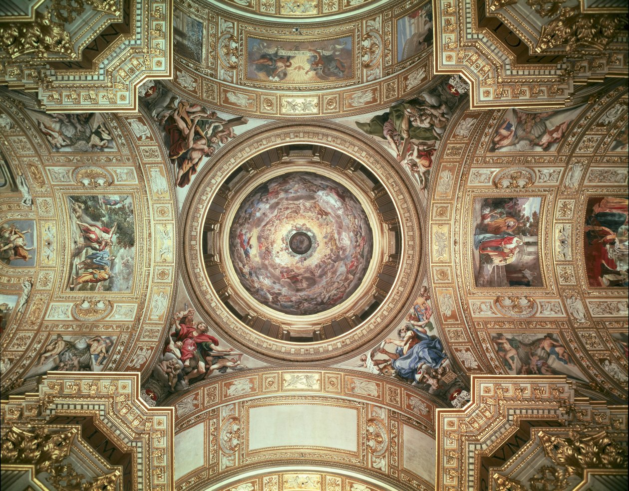 Het Visioen van het Paradijs, fresco