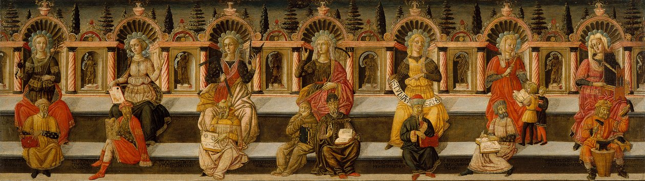 De Zeven Vrije Kunsten door Giovanni ser Giovanni di Guidi