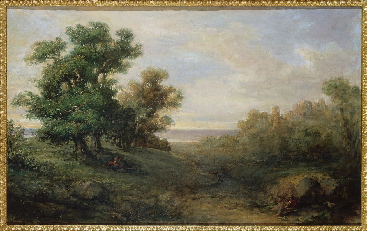 Landschap door Giovanni Carnovali