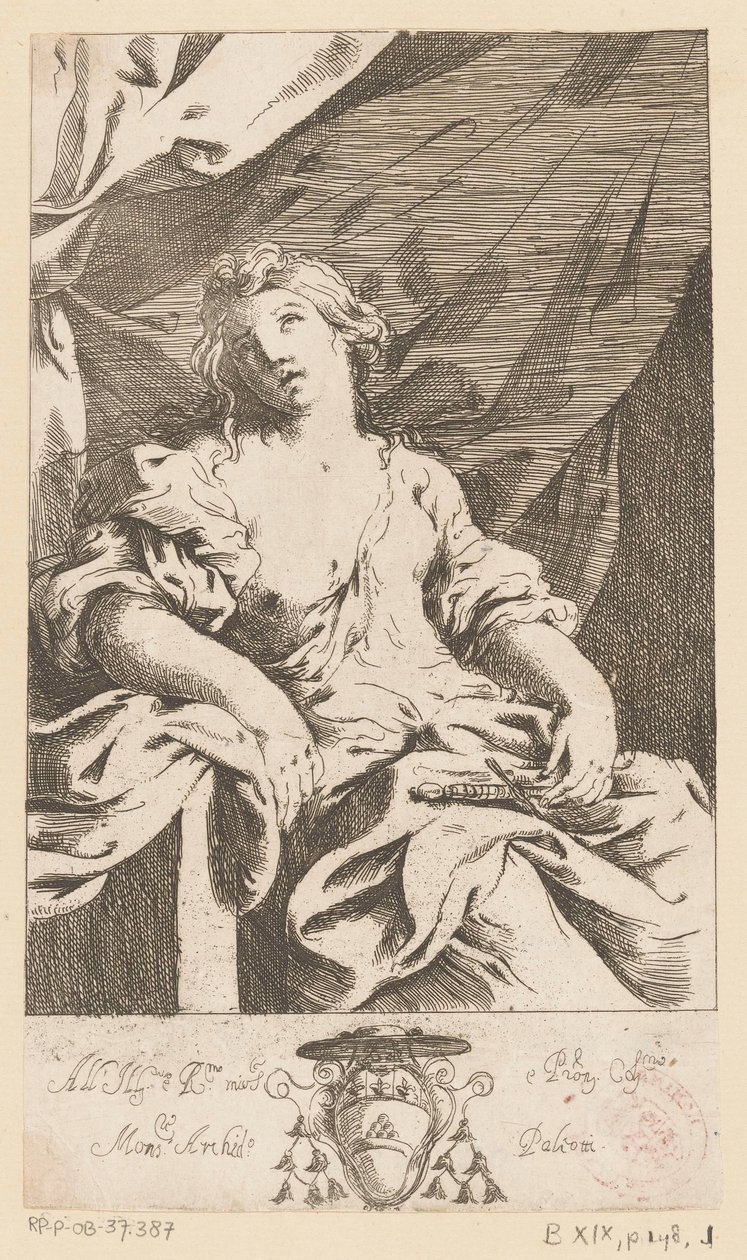 Lucretia door Giovanni Andrea Sirani