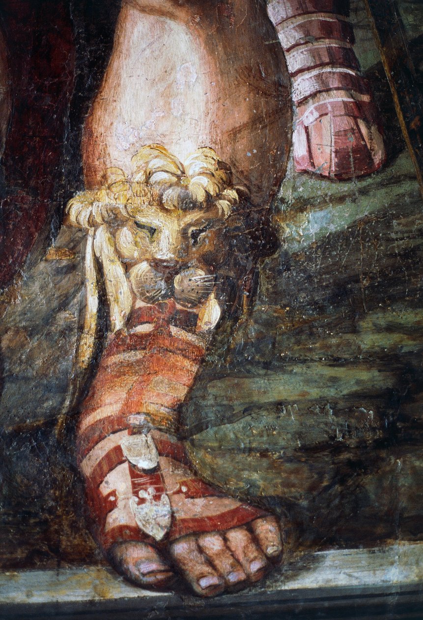 Huwelijk van Alexander de Grote en Roxana (detail) door Giovanni Antonio Bazzi Sodoma